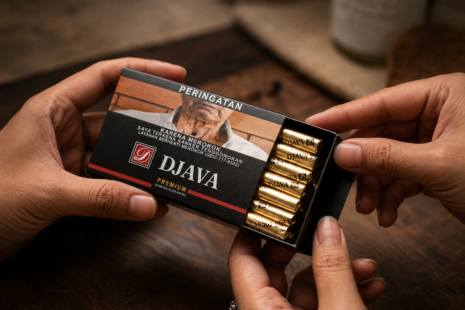 Djava Premium Gold, Cita Rasa Sempurna Racikan Tembakau Madura