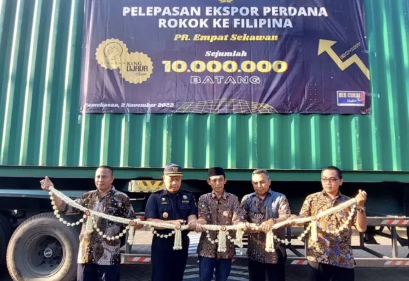 Rokok Lokal Madura Go Internasional, PR Empat Sekawan Ekspor 10 Juta Batang Rokok ke Filipina