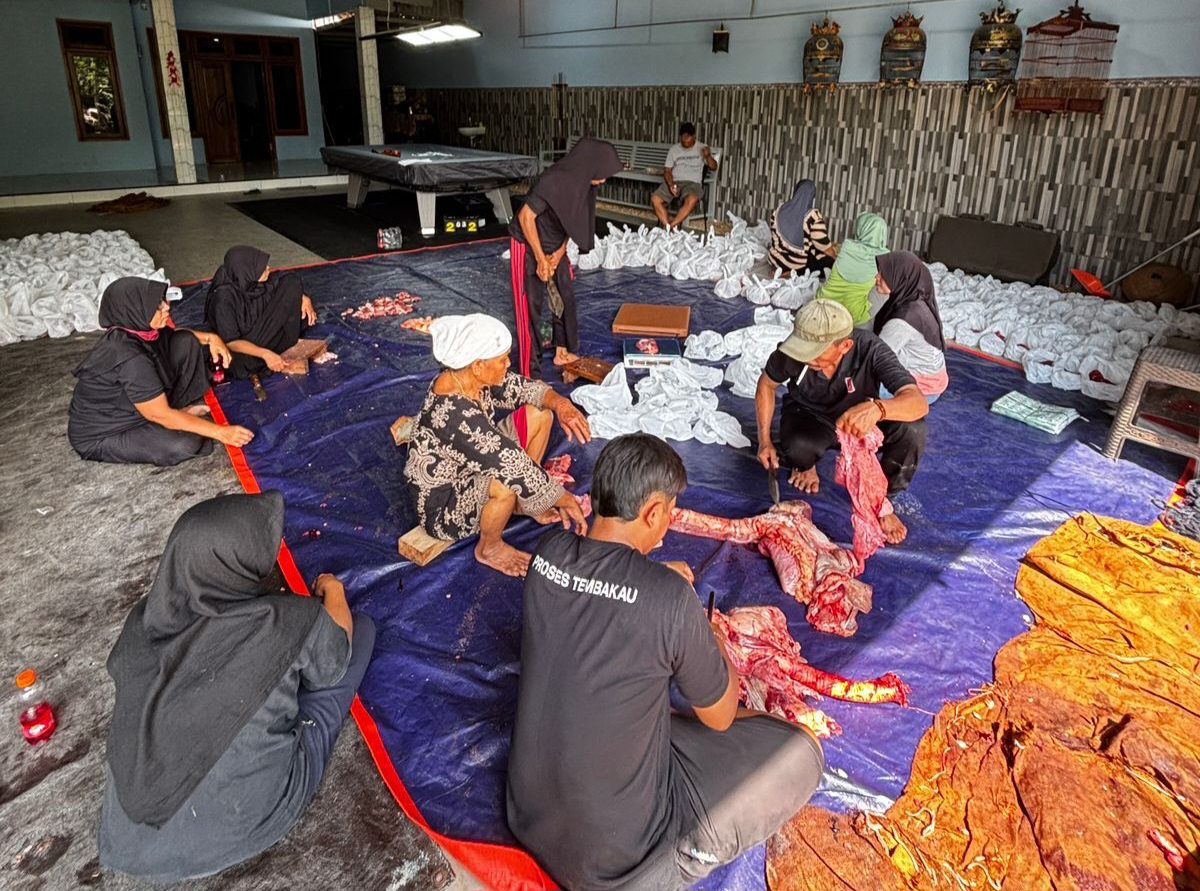 Idul Adha, PT Empat Sekawan Mulia Sembelih 12 Ekor Sapi